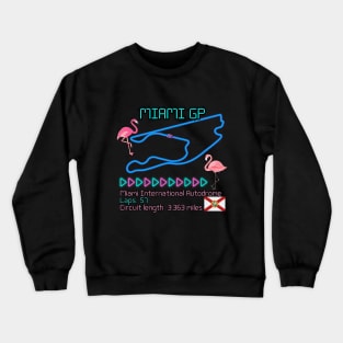 Miami Grand Prix,Formula 1, USA, Florida, F1 Crewneck Sweatshirt